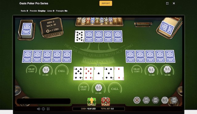 Oasis Poker Pro Series Real Game Play