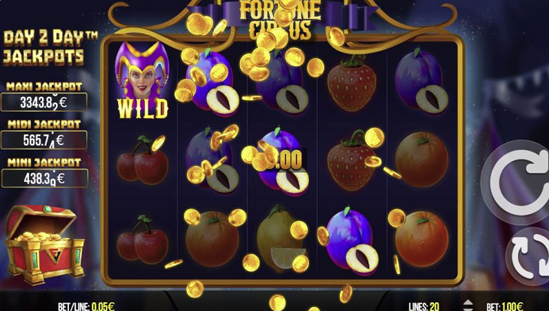 Fortune Circus slot by Fugaso part of the Book of Billionaire tournament series
