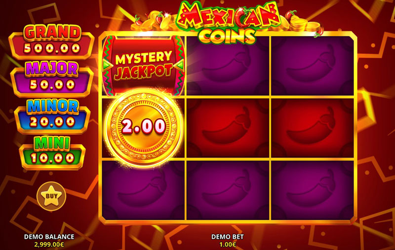 Collect coins and win big in Mexican Coins Cash Up!