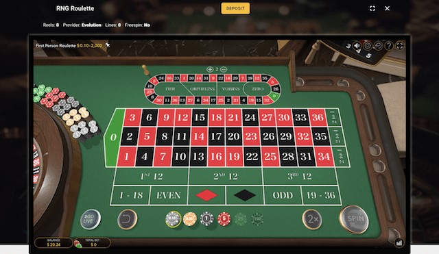 Roulette First Person Screenshot