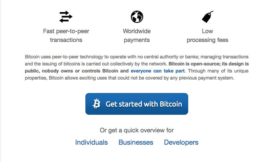 Start using Bitcoins