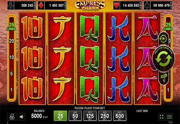 Empress Charm 777 Slots Bay game