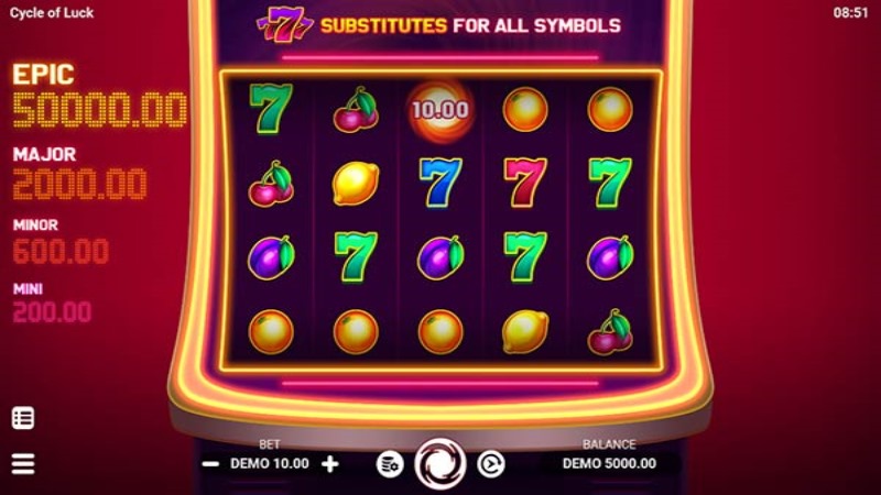 Cycle of Luck 777 Slots Bay game