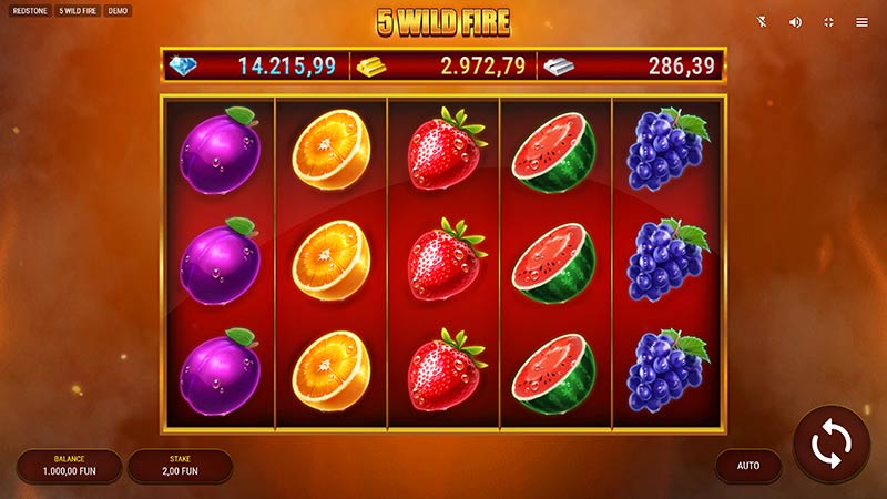 5 Wild Fire 777 Slots Bay game
