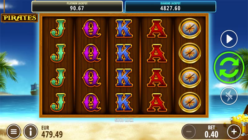Pirates 777 Slots Bay game