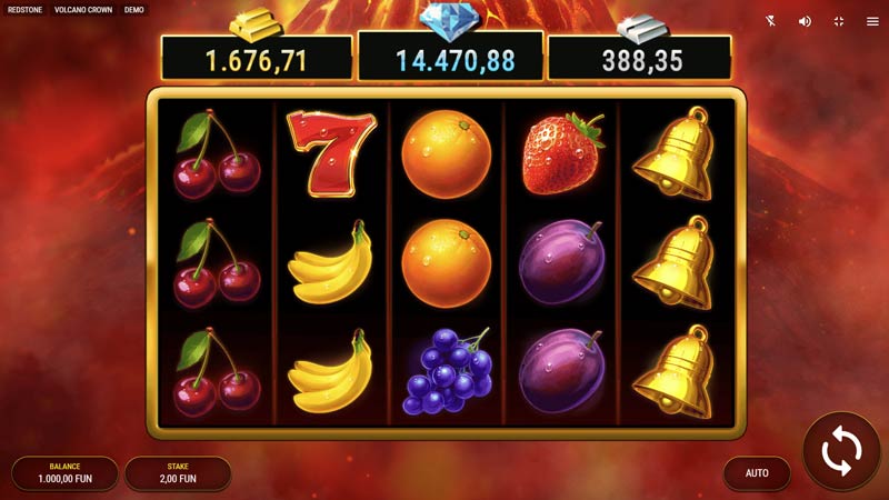 Volcano Crown 777 Slots Bay game