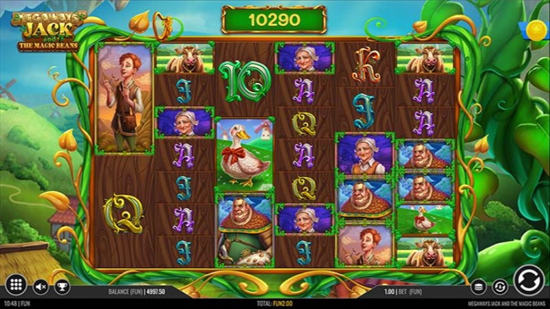 Megaways Jack and The Magic Beans 777 Slots Bay game