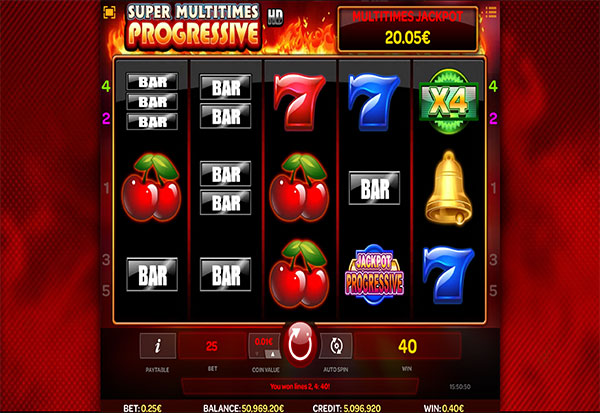 Super Multitimes Progressive HD 777 Slots Bay game