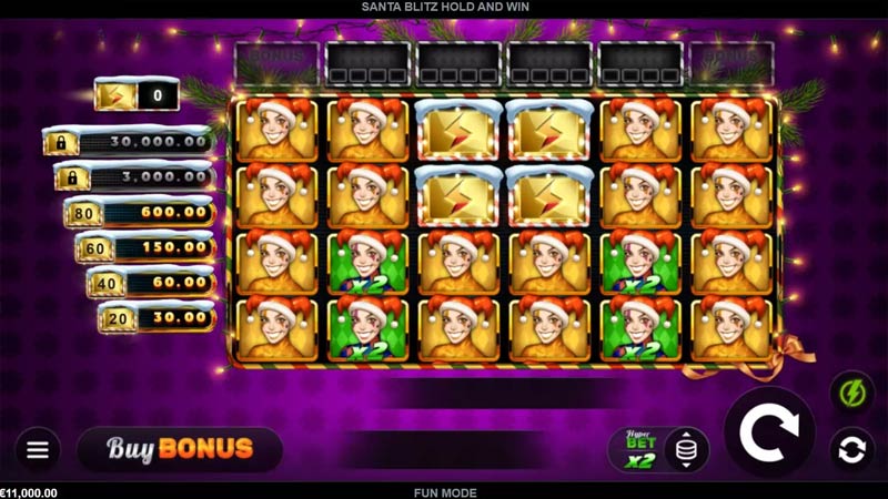 Santa Blitz Hold and Win 777 Slots Bay game