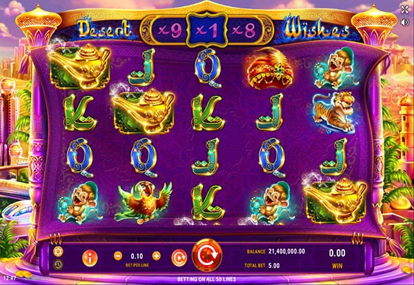 Desert Wishes mobile by Lucky - 777 Slots Bay games