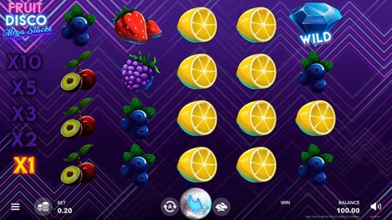 Fruits Disco Mega Stacks 777 Slots Bay game