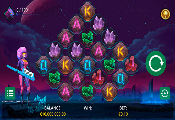 Astro Legends: Lyra and Erion 777 Slots Bay game