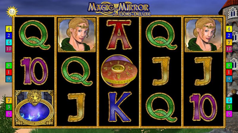 Magic Mirror Three Lions Deluxe 777 Slots Bay game