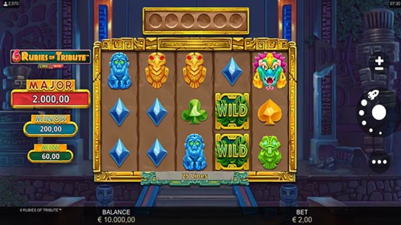 6 Rubies of Tribute 777 Slots Bay game