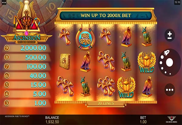 Ascension Rise To Riches 777 Slots Bay game