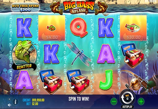 PragmaticPlay'in Big Bass Splash Slot Oyunlarını Oynayın