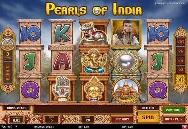 Pearls of India 777 Slots Bay game
