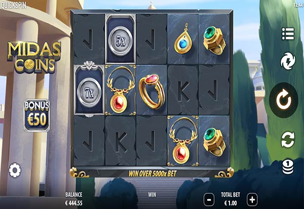 Midas Coins 777 Slots Bay game