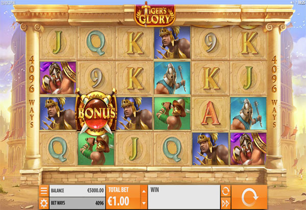 Tiger's Glory mobile by QuickSpin - 777 Slots Bay games