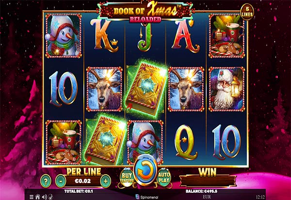 Book of Xmas Reloaded 777 Slots Bay game