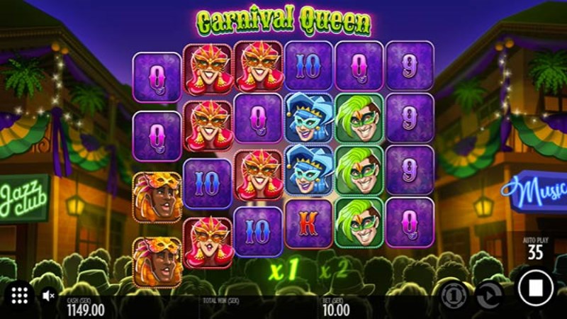 Carnival Queen mobile by Thunderkick