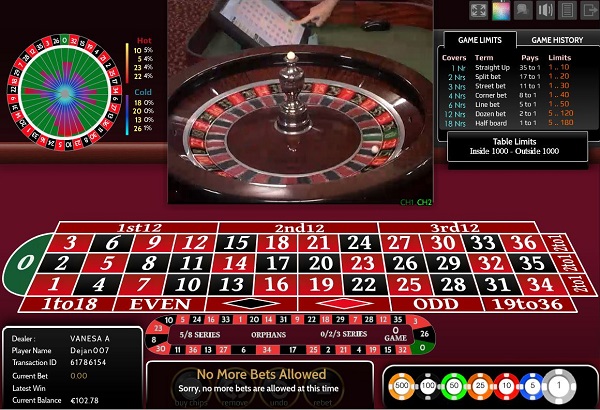 usa casino with vivo live dealer