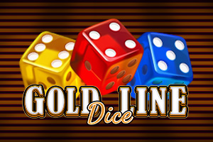 Gold Line Dice